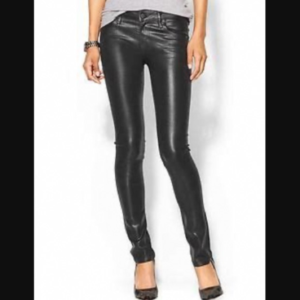 SALE! CoH Racer Leatherette Skinny Jeans